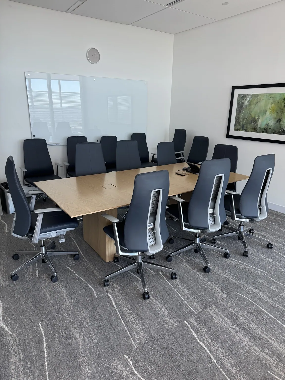 Conference table installation