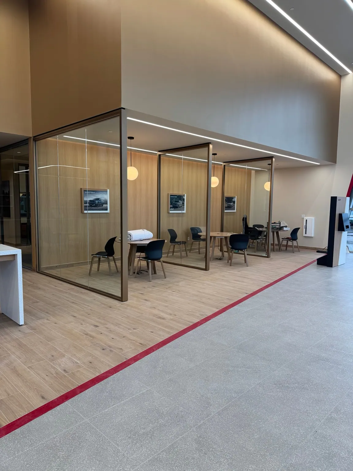 Glass consultation rooms